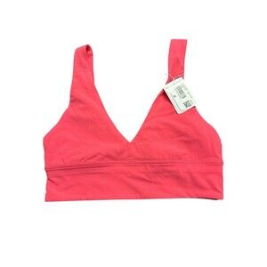 Lululemon Women’s Align V-Neck Bra A/B Cup LIPG Lipgloss Pink Size 8 New $58